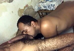 Gay blowjob exchange in video
