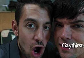 Dante Colle fucked a burglar in his house, with intense passion