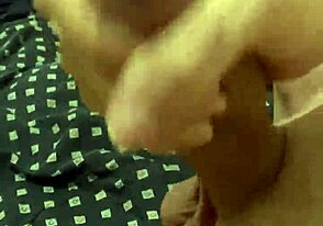 Young and straight amateur’s hot solo scene with a big cock tease