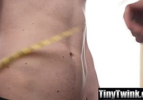 Petite twink gets hard pounding
