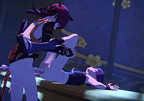 Gay anime with bareback sex