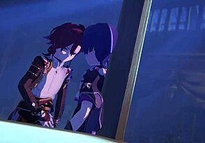 Gay anime with bareback sex