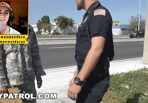 The police officers fuck the black man Sherman Mendoza