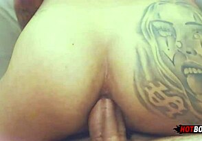 Gay amateur gets big cock in ass