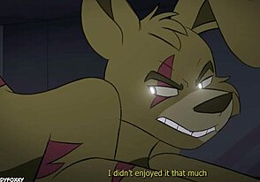 Gay animation with bareback sex and twink boys stuck in the wall