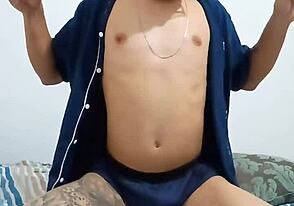 Wow, Leitando with a Pau Gostoso in Hot Bisexual Amateur Dance!