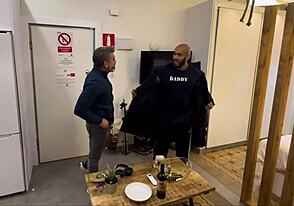 Hungarian stud's Italian ass pounding