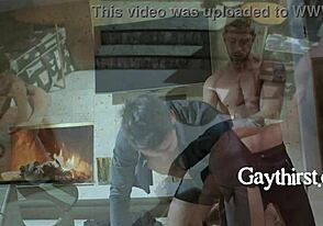 Dante Colle fucked a burglar in his house, with intense passion