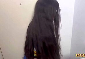 Bisexual Fudeu seduces girl to suck his well-endowed cousin
