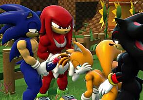Sonic orgy 1 chipples - Sonic The Hedgehog's wild group sex scene