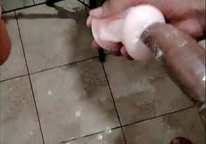 I imagine a mouth around my huge cock