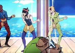 Two hot twinks are dancing for a fit middle-aged man on the brink of explosion