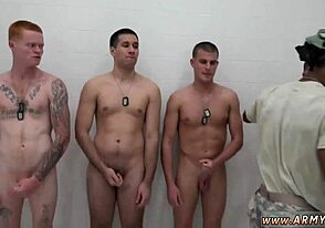Military Guys Caught Slamming Huge Cocks in Wild Gay Hazing Action