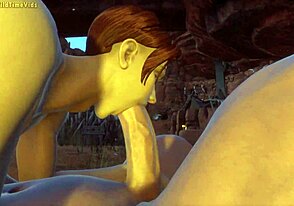 epic gay twink bangs big guy in 3d porn tale