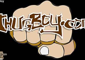 damn, thugboy tyson kobie stroking solo gets me every time!