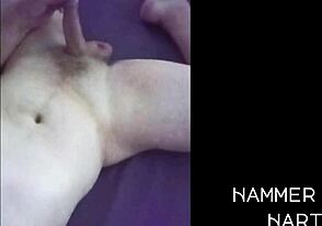 Old School Wanking and Cumming in Bed by Hammer Hart