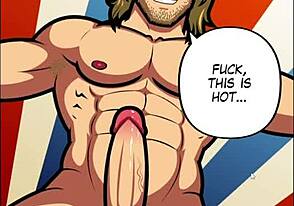 Thor Dominates with Monster Cock in Gay Flash Game