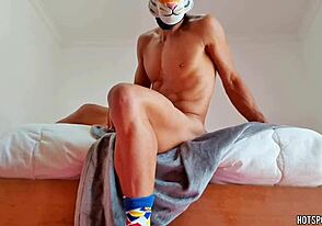 hotsportfitboy, i’m messin’ up fuckin’ 3 toys on bed