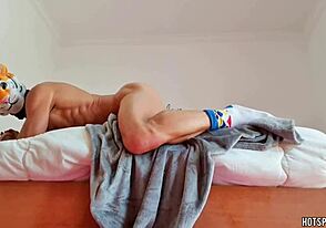 hotsportfitboy, i’m messin’ up fuckin’ 3 toys on bed